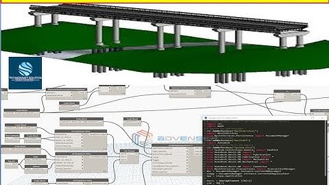 Dynamo revit _Viaduct Model using Dynamo, Revit Model of Viaduct Using Dynamo Path