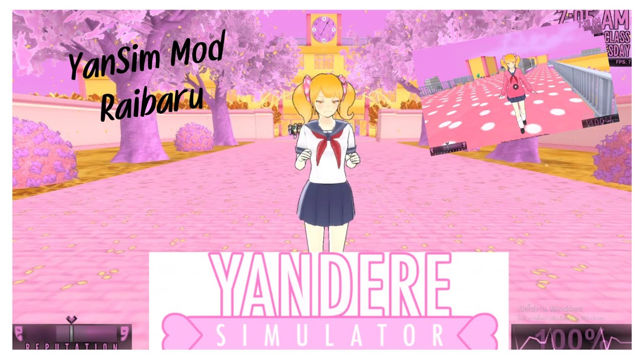 yandere simulator mod raibaru+DL - YouTube