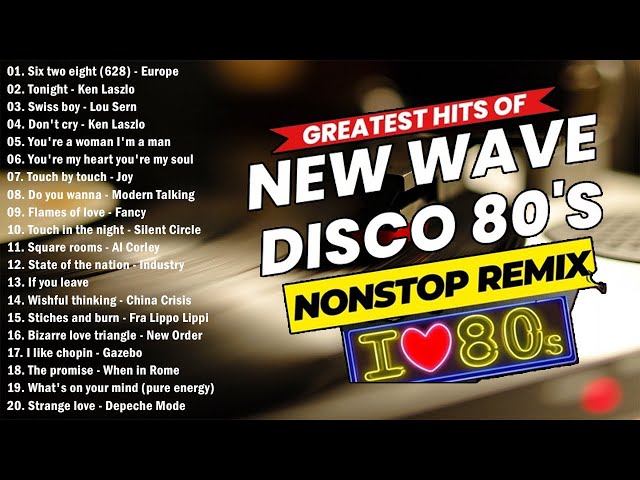 New Nonsstop Most Requested New Wave Disco 80s Nonstop Remix #2 class=