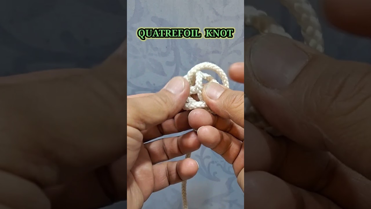 QUATREFOIL KNOT: a Stopper Knot | How to Tie 