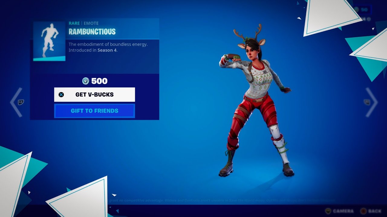 THE RAREST EMOTE IN THE GAME, RAMBUNCTIOUS, IS BACK! | Fortnite Item ...