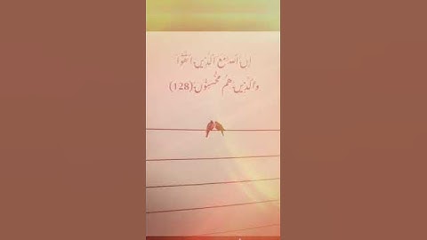 #سورة النحل  (وَلَئِن صَبَرْتُمْ لَهُوَ خَيْرٌ لِّلصَّابِرِينَ (126) #اللهم_طهر_قلوبنا_من_النفاق