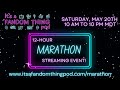 It's a Fandom Thing's Second Annual Marathon Streaming Event!