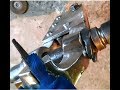 Реставрация кузнечных стуловых тисков и их губок Restoration of blacksmith's vice