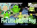 Five little speckled frogs with lyrics by the woolly jumpers