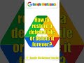 Drive - How to restore a deleted file or delete it forever? | #Shorts