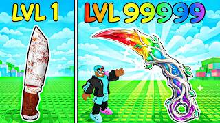 od NOOB do NAJRZADSZEGO NOŻA w Roblox