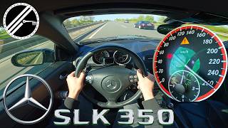 Mercedes - Benz Slk 350 V6 R171 272 Ps Top Speed German Autobahn No Speed Limit Pov