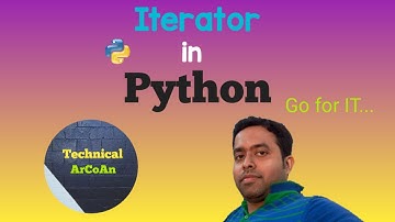 Iterator in Python Language |  Generator in Python | Python Tutorial for Beginners