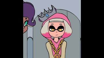 Pearl and Marina on a Plane - (Splatoon Short)