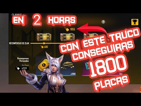 como hacer las 1800 placas en free fire en 2 horas *fácil ...