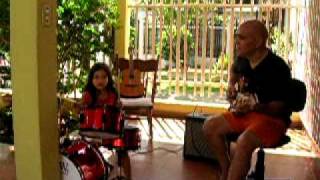 baterista nica de 3 anos