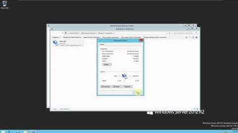 Setting windows server 2012 to a static ip