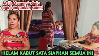 Awal Pagi Jumpa Saudara Selesaikan Masalah || Menangis Saja Saya Bangunkan Suami