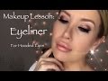 HOW TO DO EYELINER ON HOODED EYES: Easy Tutorial, Tips and Tricks| Risa Does Makeup
