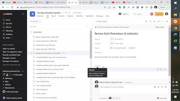 How to import your quality plan into an Asana project