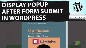 How To Display A Popup After Elementor Pro Form Submission in WordPress