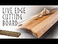 🛠️ Live edge cutting board l how to make
