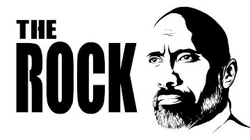 How to draw THE ROCK (DWAYNE JOHNSON), step by Step Tutorial infinite design on Android.