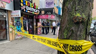 Worker STABBED w/ SERIOUS INJURIES at illegal SMOKE SHOP in Harlem - NYC