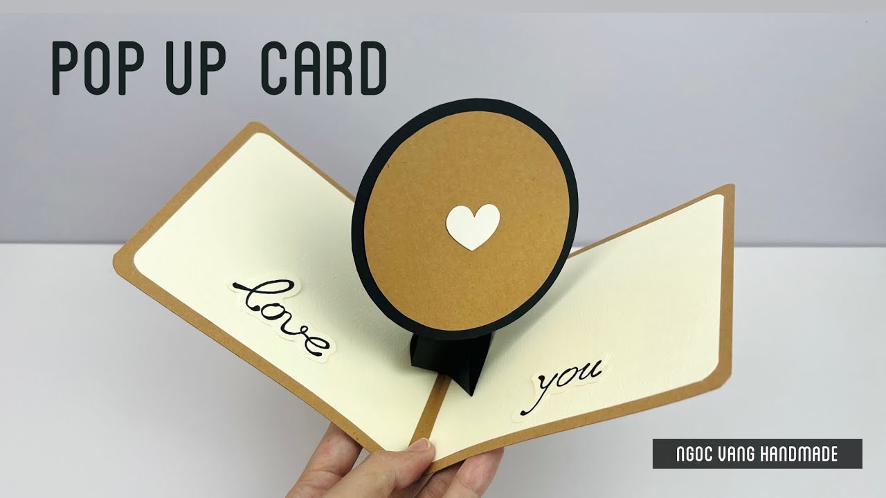 DIY PHOTO POP UP CARD ~ Craft Ideas With Paper - NGOC VANG HANDMADE ...