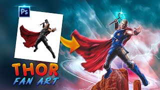 Create Thor Fan Art with Photoshop