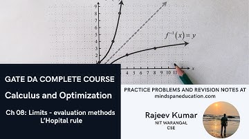 GATE DA 2026|Ch 08: Limit Evaluation, L