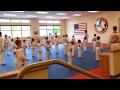 Master lees taekwondo  exercise at start of class  pt2  my first class