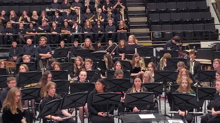 Bionca and Victoria's winter program Wind Ensemble...