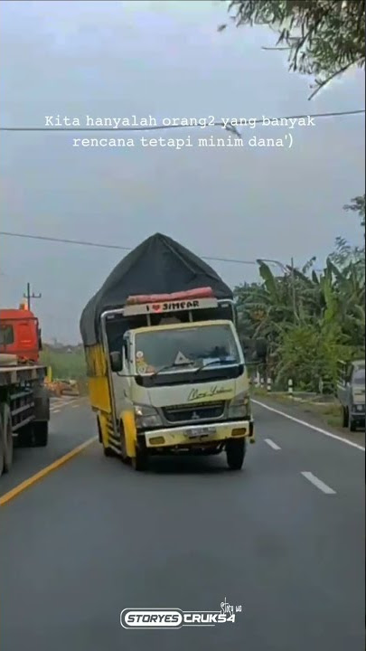 Story' Wa Literasi Truk Oleng versi Lagu DJ meurindu ll Storyes Truk 54