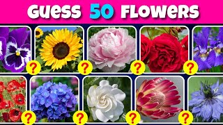 Guess 50 Flowers By Its Image 🌺🏵️🌼 | How About Your Knowledge Of Flowers | K's Quiz