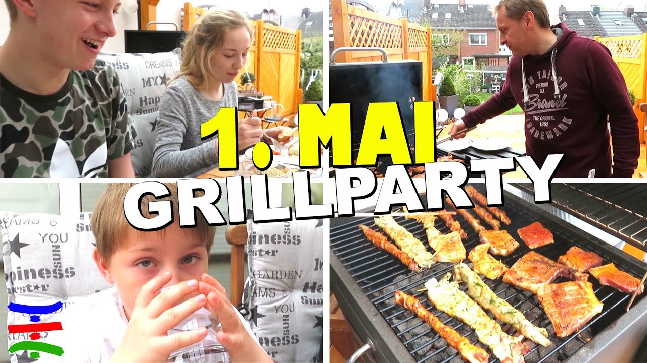 1. Mai GRILL PARTY 😁 TipTapTube Family 👨‍👩‍👦‍👦