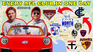Driving To Every AFL Club In One Day (Challenge) @YungkingCookson