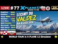 #77✈️ PAJN - PAVD🔥 Like REAL Boeing 737 Cpt. to Valdez STOL airport 🔴 X-PLANE 12