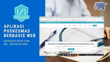 Source code aplikasi puskesmas berbasis web