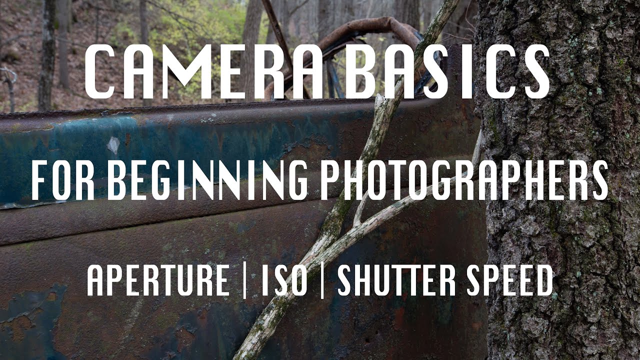 CAMERA BASICS for BEGINNERS - APERTURE | ISO | SHUTTER SPEEED - YouTube