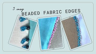 Details 3 easy ways to stitch beads on fabric edge Guide