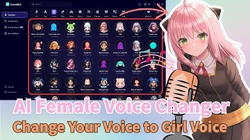 [AI Female Voice Changer]💖Change Your Voice to Girl