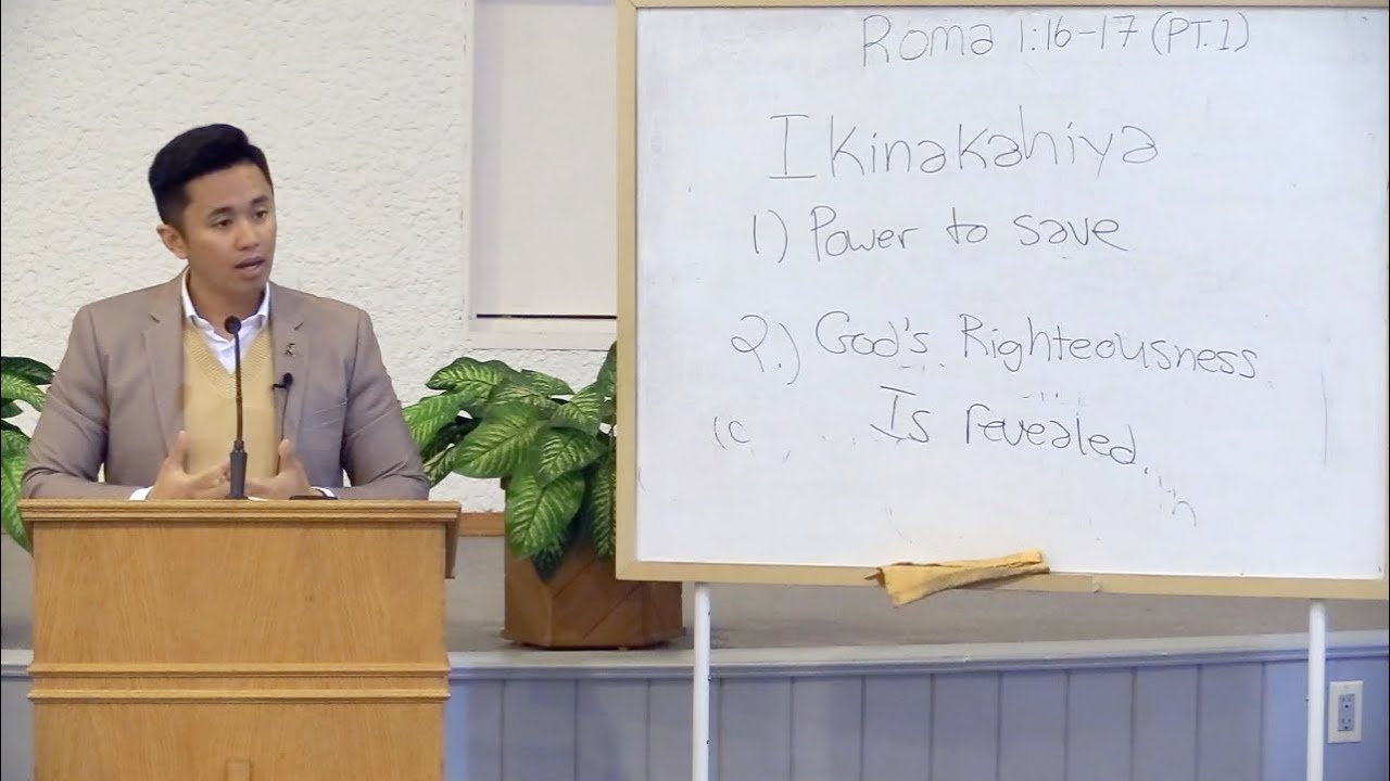 HINDI KO IKINAKAHIYA ANG MAGANDANG BALITA (ROMA 1:15-17)