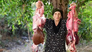 Homemade Delicacies with Lamb Lung Baking recipes | Village Life