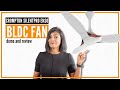 Best premium and silent activbldc ceiling fan in india  crompton silentpro enso unboxing and demo