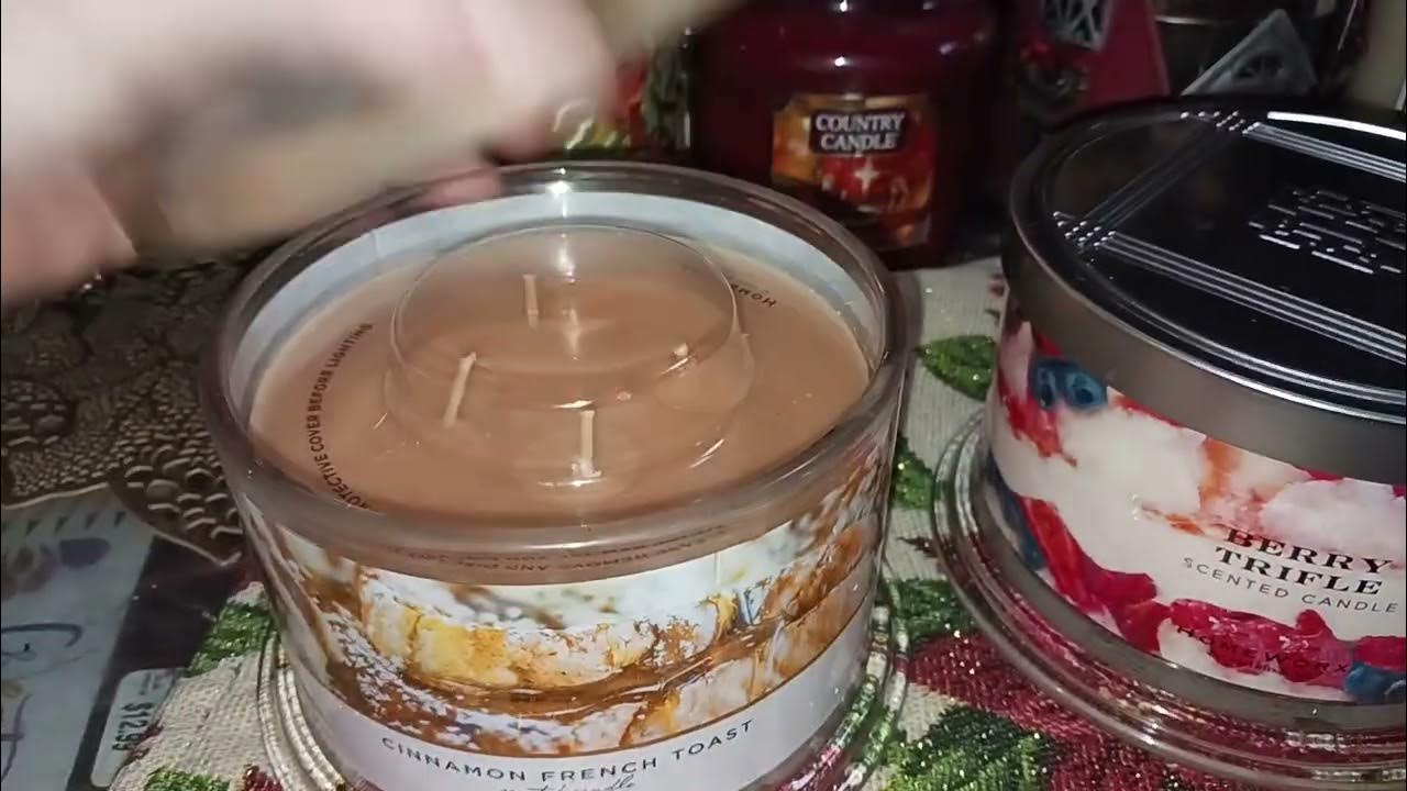 ️Winter Fireside,🍓Berry Trifle, Cinnamon French Toast 🍞 Homeworx candle