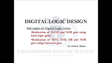 Digital Logic Gates:Gates realization using basic logic gates and using Universal gate