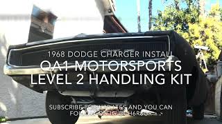 QA1 Level 2 Handling Kit Front Suspension Installation  1968 Dodge Charger