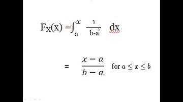 uniform density function