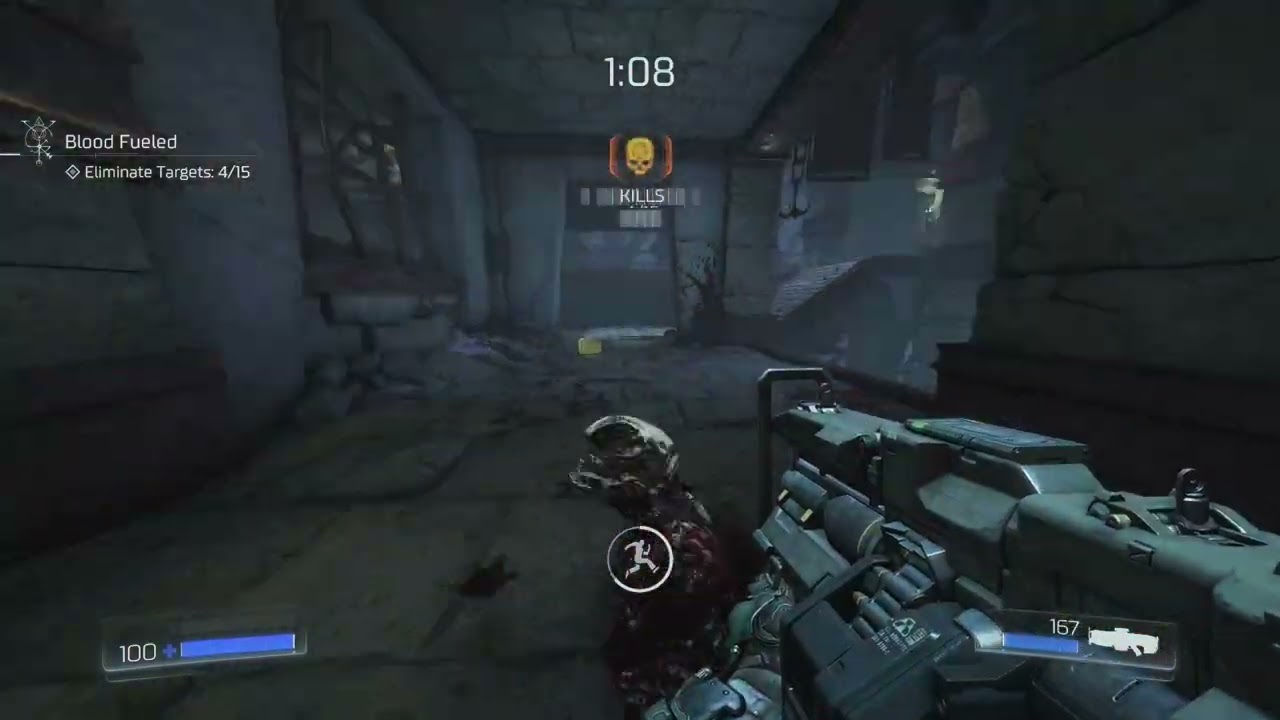 Doom 2016 - Advanced Research Complex - Rune Trial - Blood Fueled #2