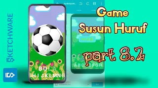 Cara Membuat Aplikasi Game Susun Huruf - Aplikasi Ayo Belajar Membaca - Tutorial Sketchware part 8.2 screenshot 5