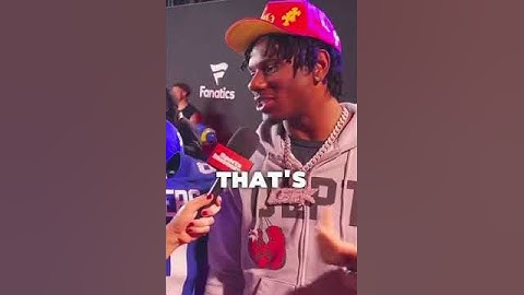 Malik Nabers on the #Giants throwback uniforms