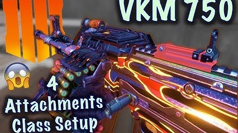 VKM 750 (4 Attachments) Class Setup | Black Ops 4