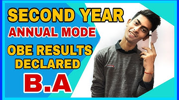 2nd year annual mode OBE results declared| annual mode results chek kre| B.A(P) |SOL DU|results 2021